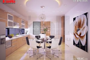 Nội thất phòng bếp ăn hiện đại đẹp