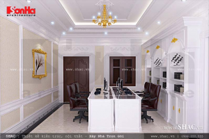 Phòng làm việc phong cách Pháp