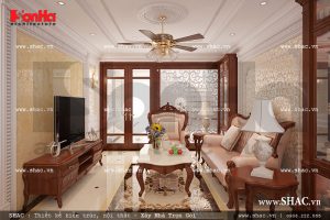 Nội thất phòng khách cổ điển