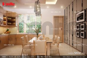 thiết kế nội thất phòng ăn