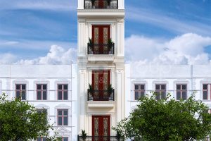 2 Mẫu nhà ống tân cổ điển mặt tiền 3,4m tại hà nội sh nop 0199