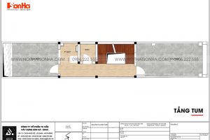 21 Bản vẽ tầng tum nhà ống tân cổ điển 5 tầng tại hà nội sh nop 0199