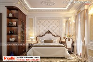 8 Mẫu nội thất phòng ngủ 1 nhà ống tân cổ điển đẹp tại hà nội sh nop 0199