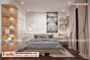 9 Không gian nội thất phòng ngủ 2 nhà ống tân cổ điển 3 phòng ngủ tại hà nội sh nop 0199